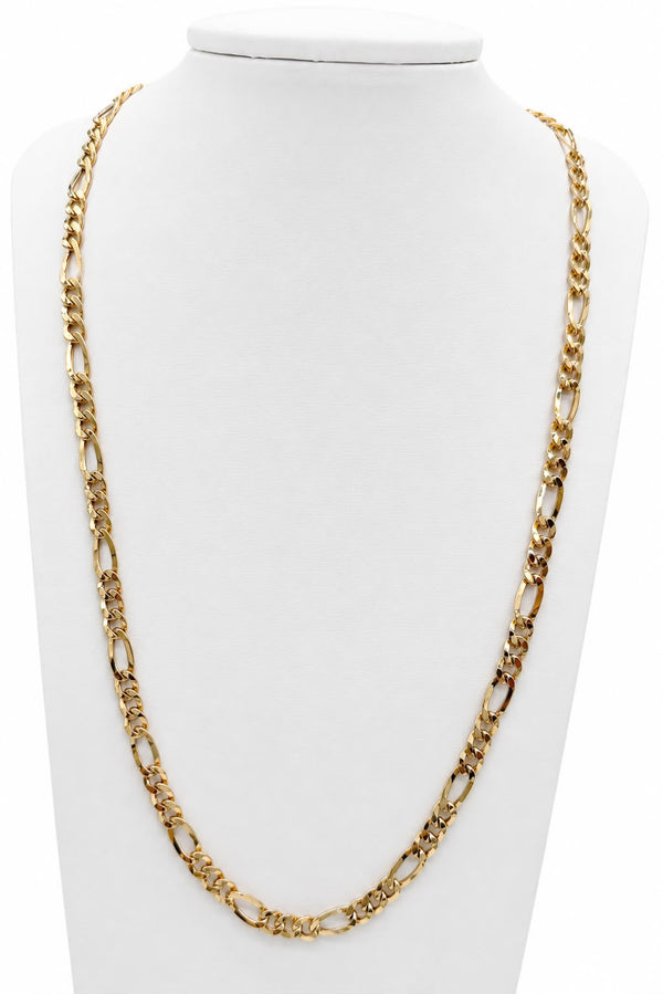 Cadena 3x1, de 60cm en oro 18k,5.90mm